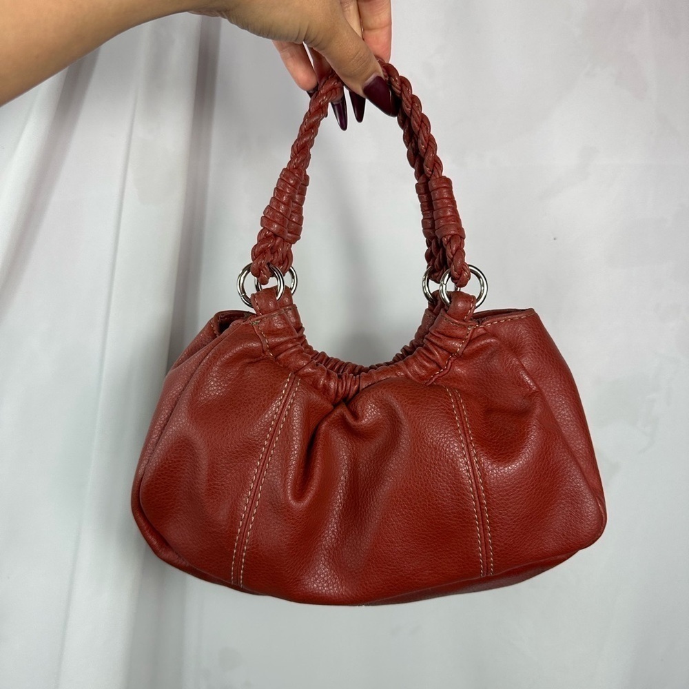 Nine West brown mini leather handbag
